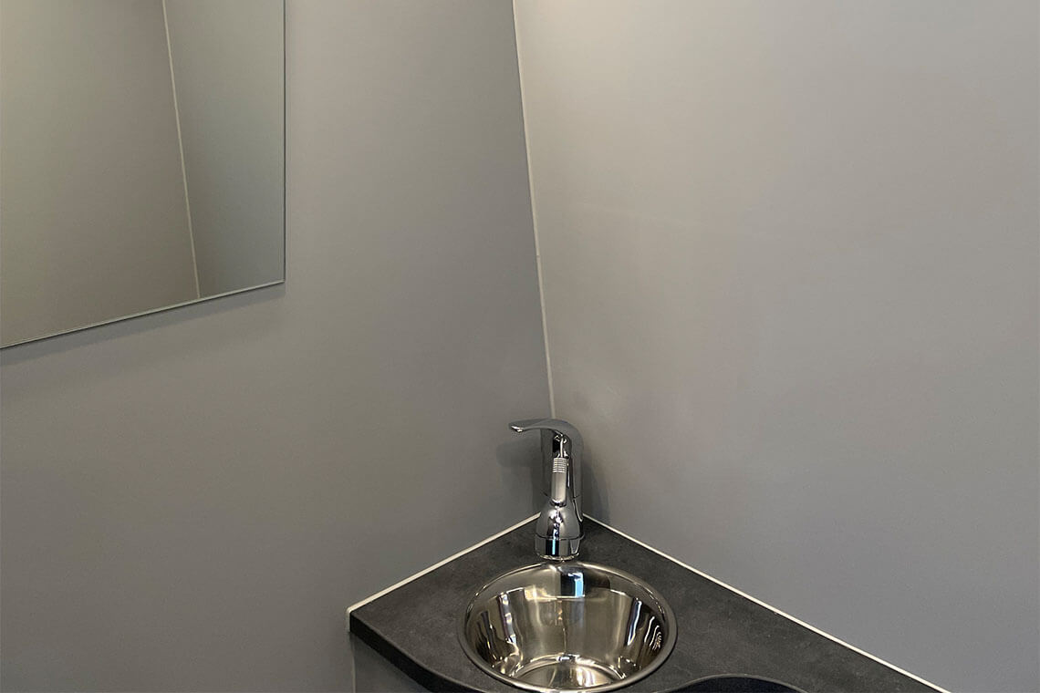 Hochwertige Verarbeitung der Toilettenamaturen